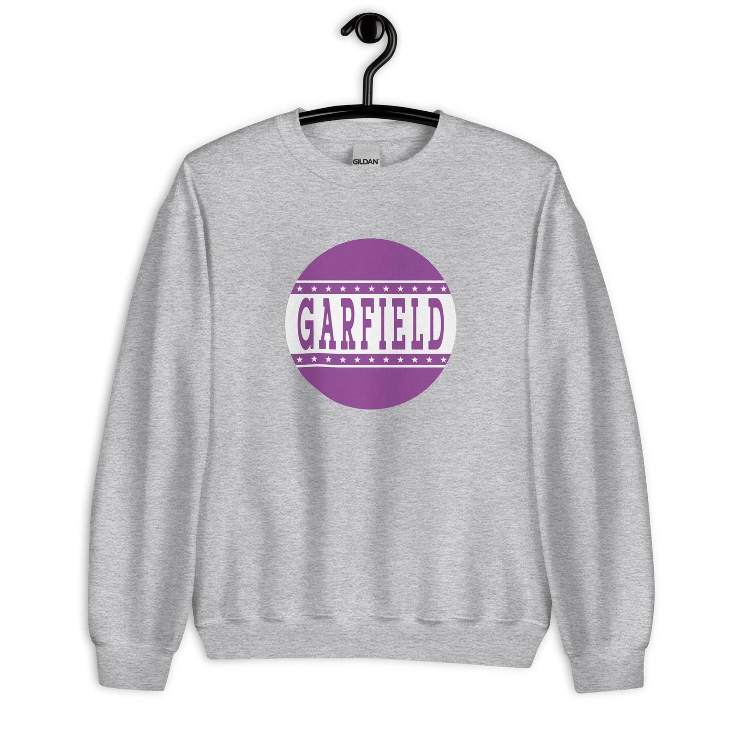 Garfield HS Purple Eagles - button design  -  Unisex Sweatshirt - EdgyHaute