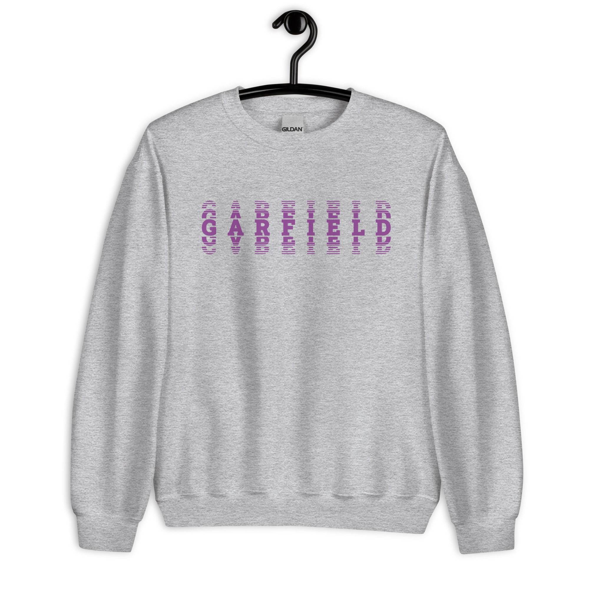 Garfield HS Purple Eagles - faded text  -  Unisex Sweatshirt - EdgyHaute