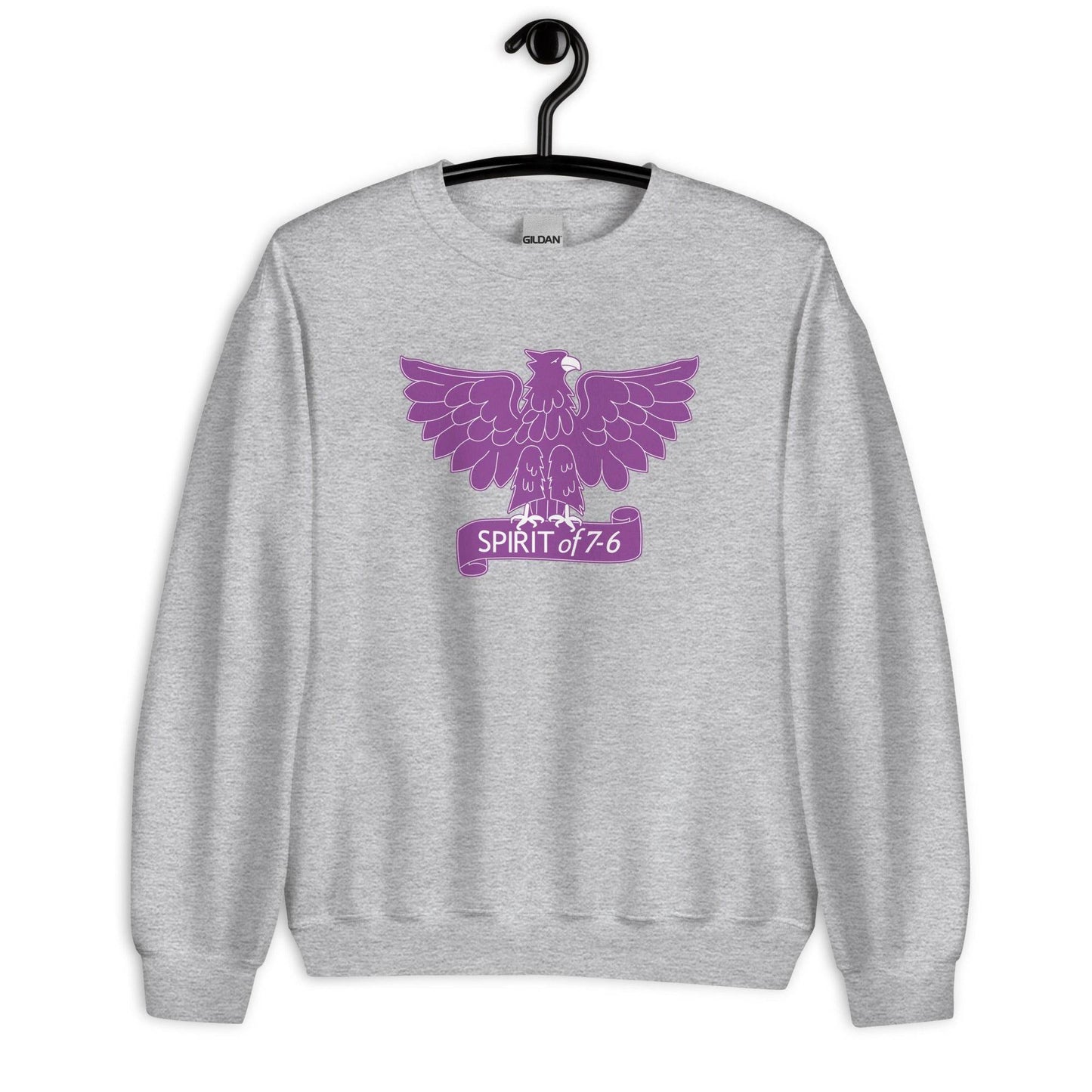 Garfield HS Purple Eagles - Spirit of 7-6  -  Unisex Sweatshirt - EdgyHaute