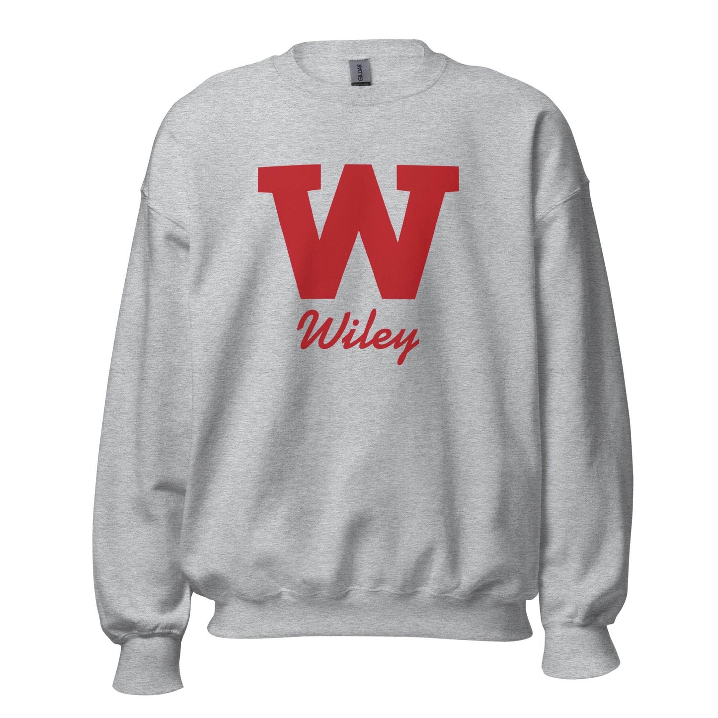 Wiley HS Red Streaks - Wiley W  -  Unisex Sweatshirt - EdgyHaute