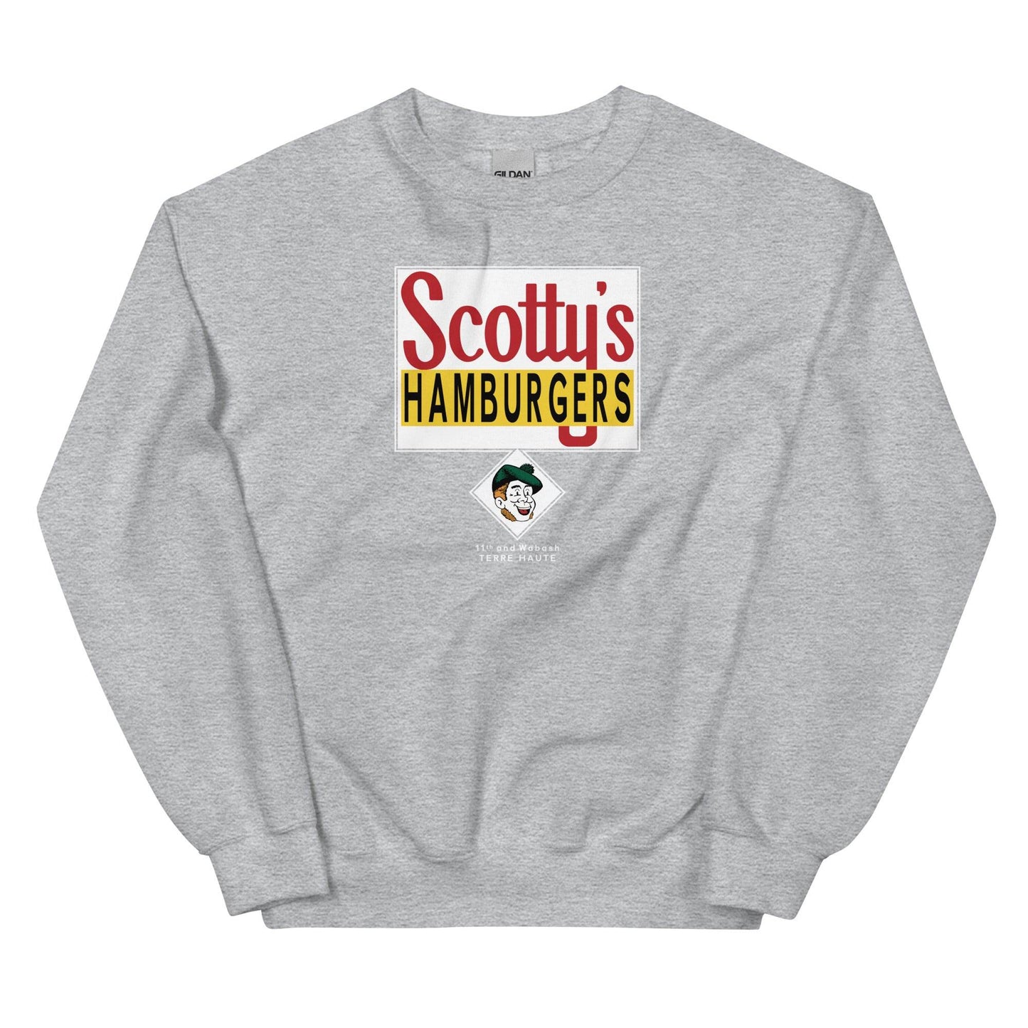 Scotty's Hamburgers - Terre Haute Indiana  -  Unisex Sweatshirt - EdgyHaute