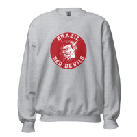 Brazil HS Red Devils - Mascot design - Unisex Sweatshirt - EdgyHaute