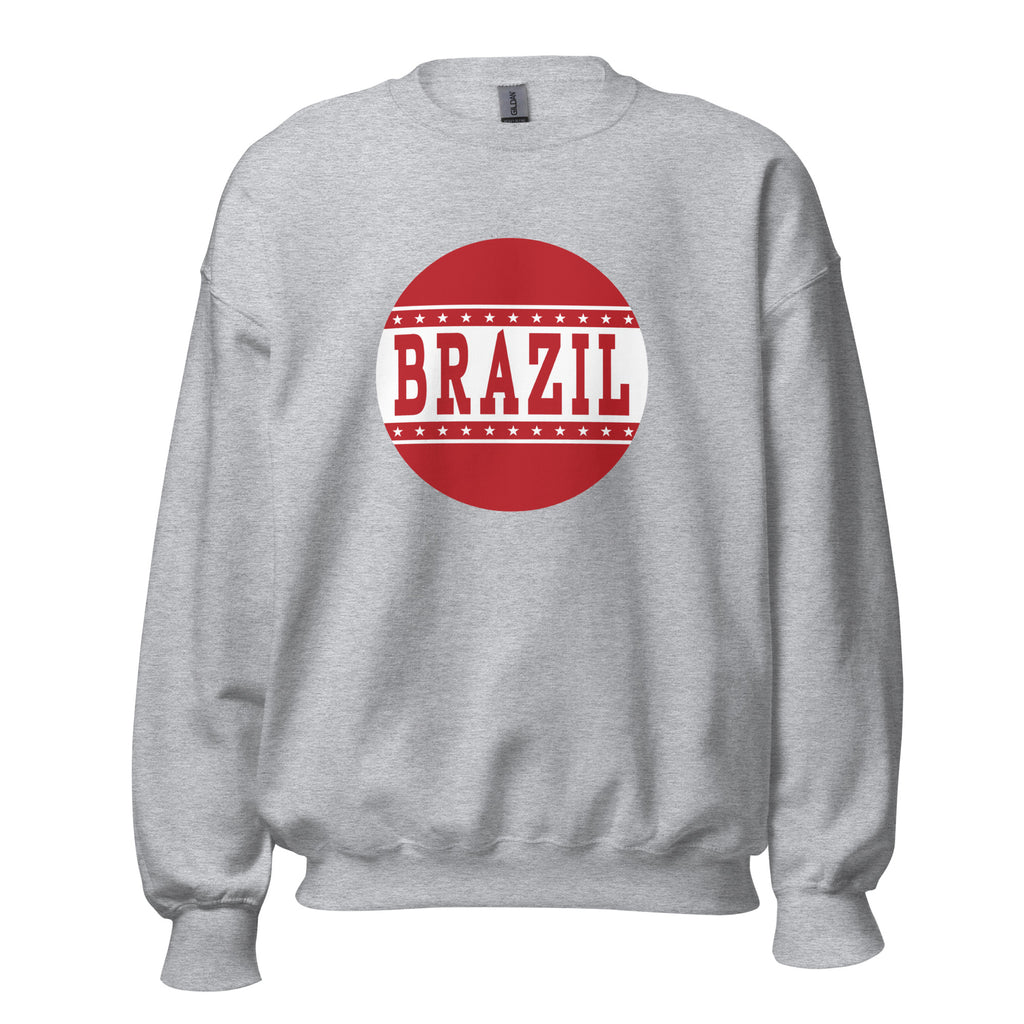 Brazil HS Red Devils - Button Design - Unisex Sweatshirt - EdgyHaute