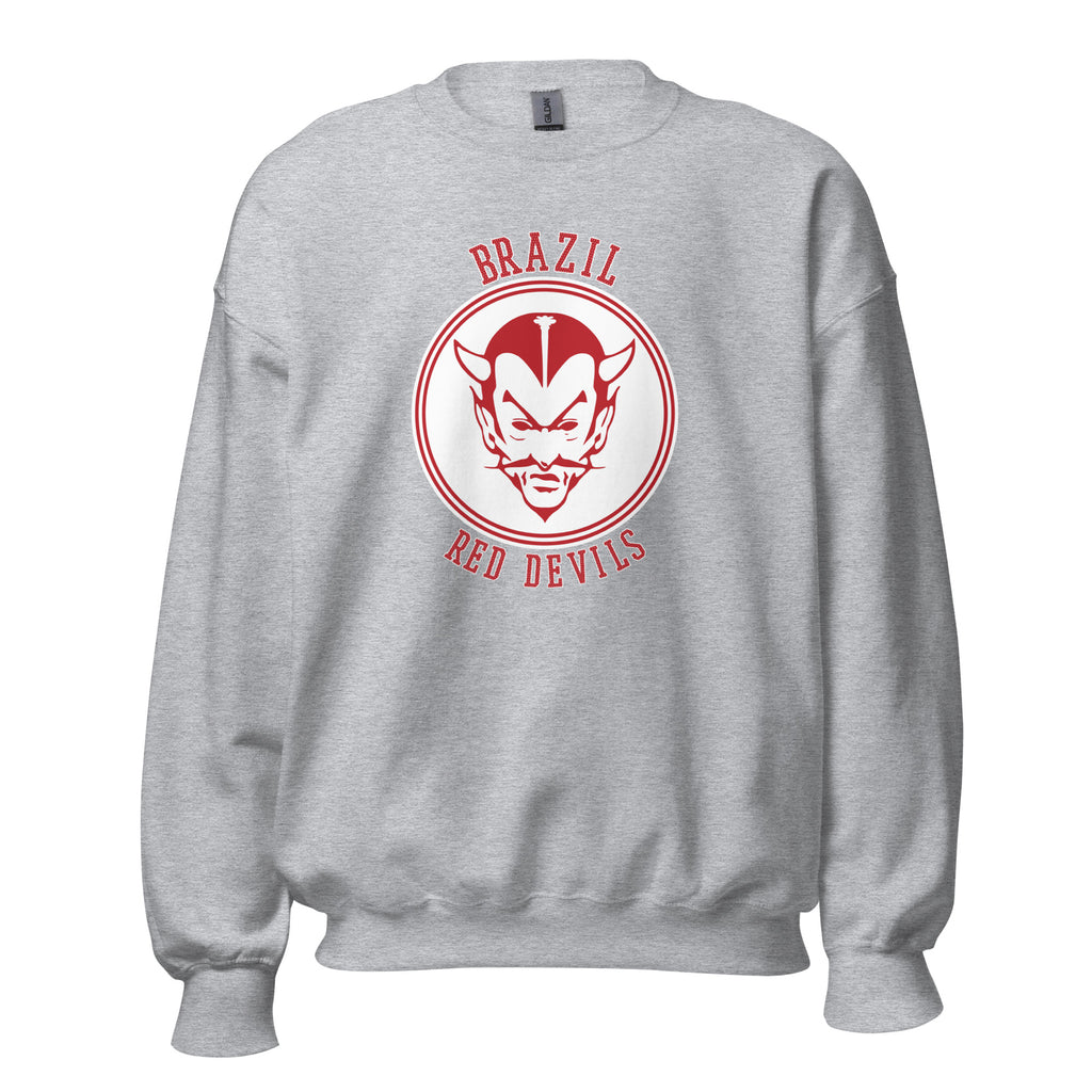 Brazil HS Red Devils - Center court design - Unisex Sweatshirt - EdgyHaute