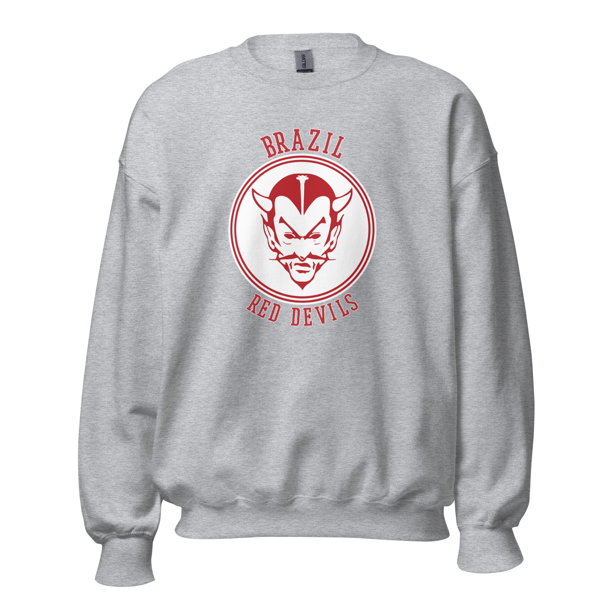 Brazil HS Red Devils - Center court design - Unisex Sweatshirt - EdgyHaute