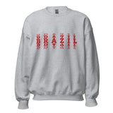 Brazil HS Red Devils - Faded text - Unisex Sweatshirt - EdgyHaute