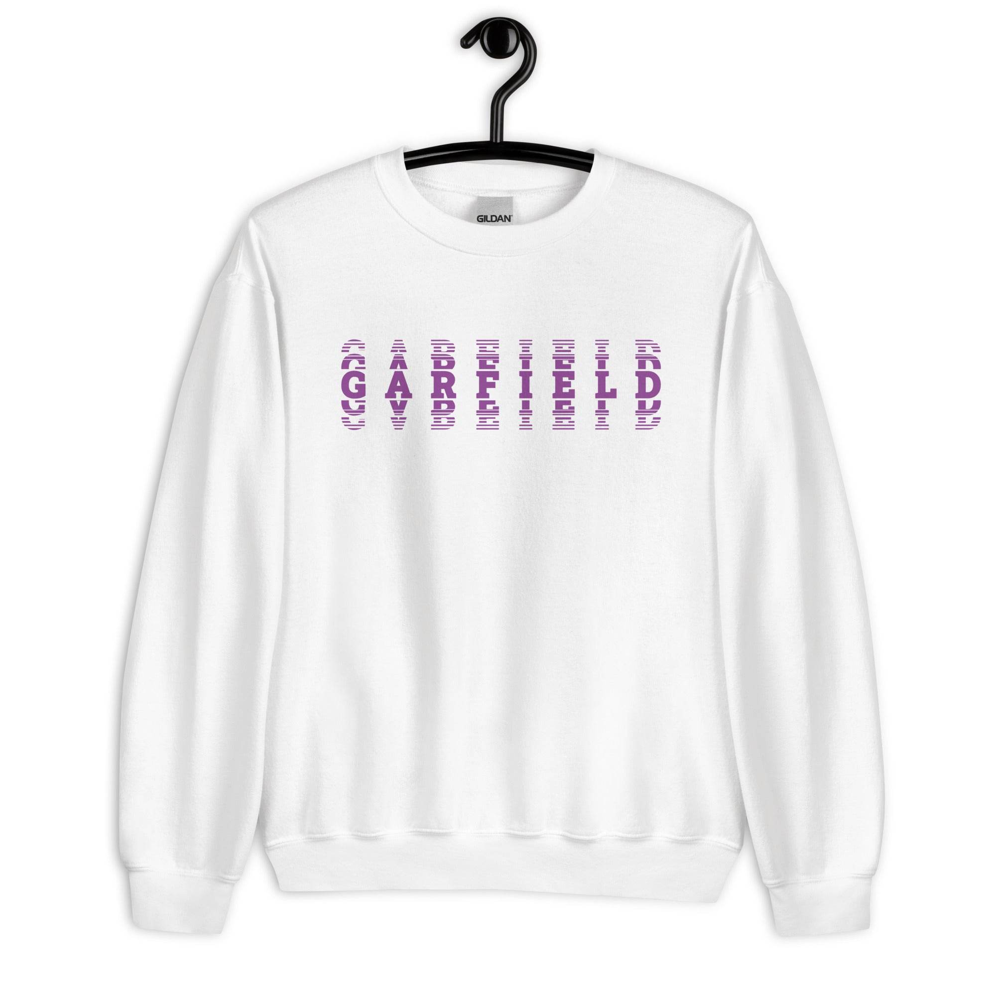 Garfield HS Purple Eagles - faded text  -  Unisex Sweatshirt - EdgyHaute