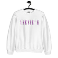 Garfield HS Purple Eagles - faded text  -  Unisex Sweatshirt - EdgyHaute