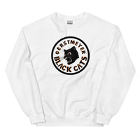 Gerstmeyer HS Black Cats - center court design  -  Unisex Sweatshirt - EdgyHaute