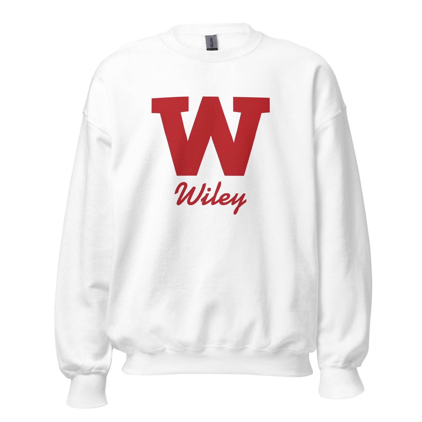 Wiley HS Red Streaks - Wiley W  -  Unisex Sweatshirt - EdgyHaute