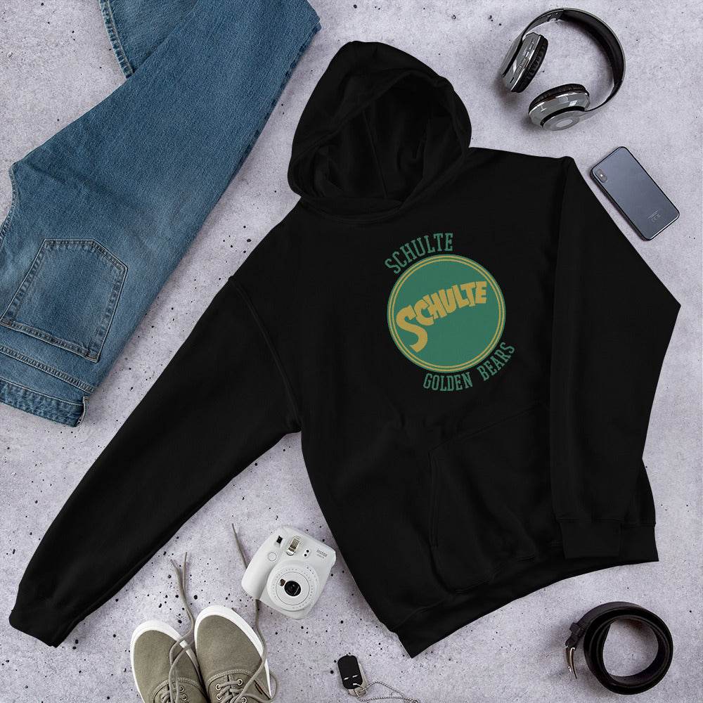 Schulte HS Golden Bears - center court design  -  Unisex Hoodie - EdgyHaute