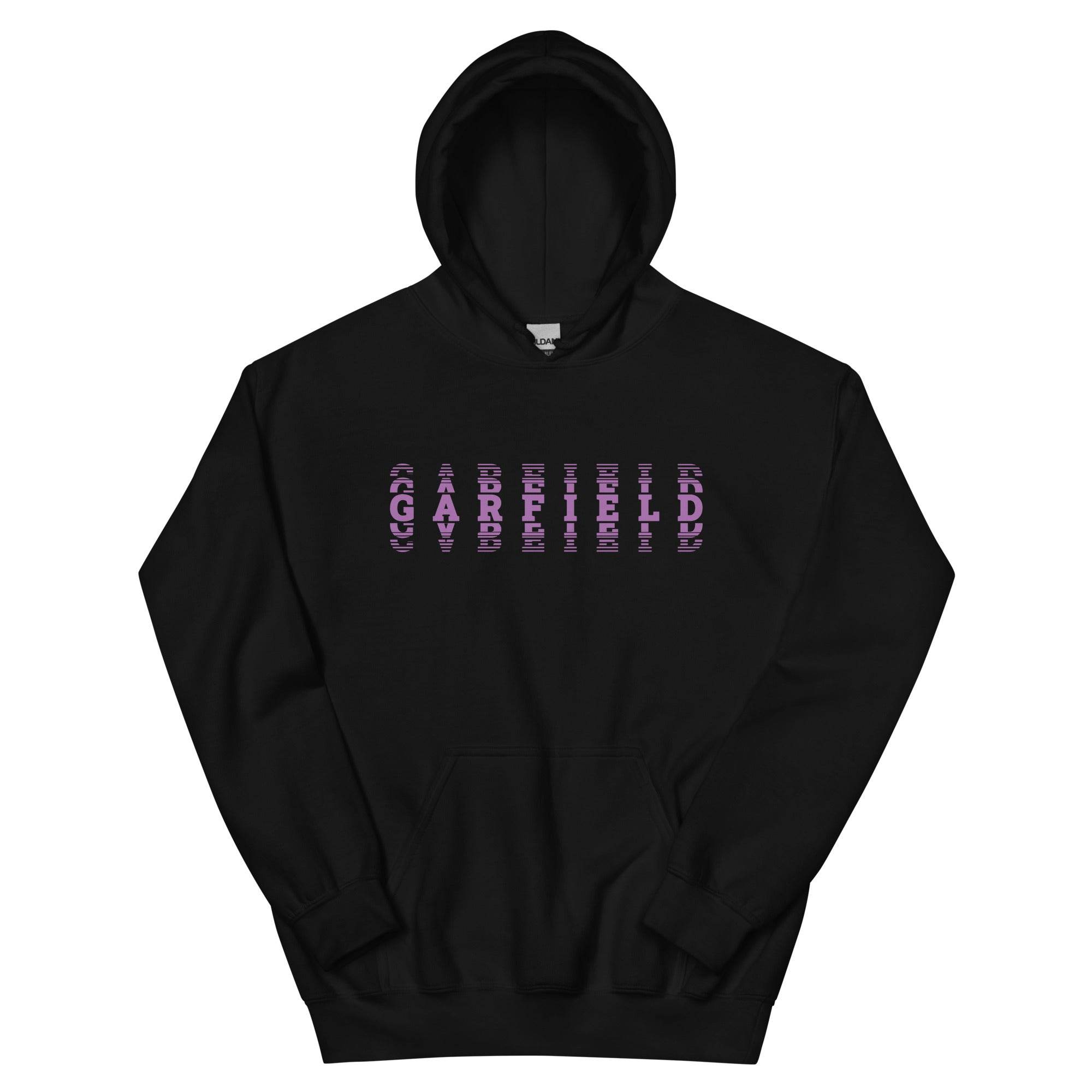 Garfield HS Purple Eagles - faded text  -  Unisex Hoodie - EdgyHaute