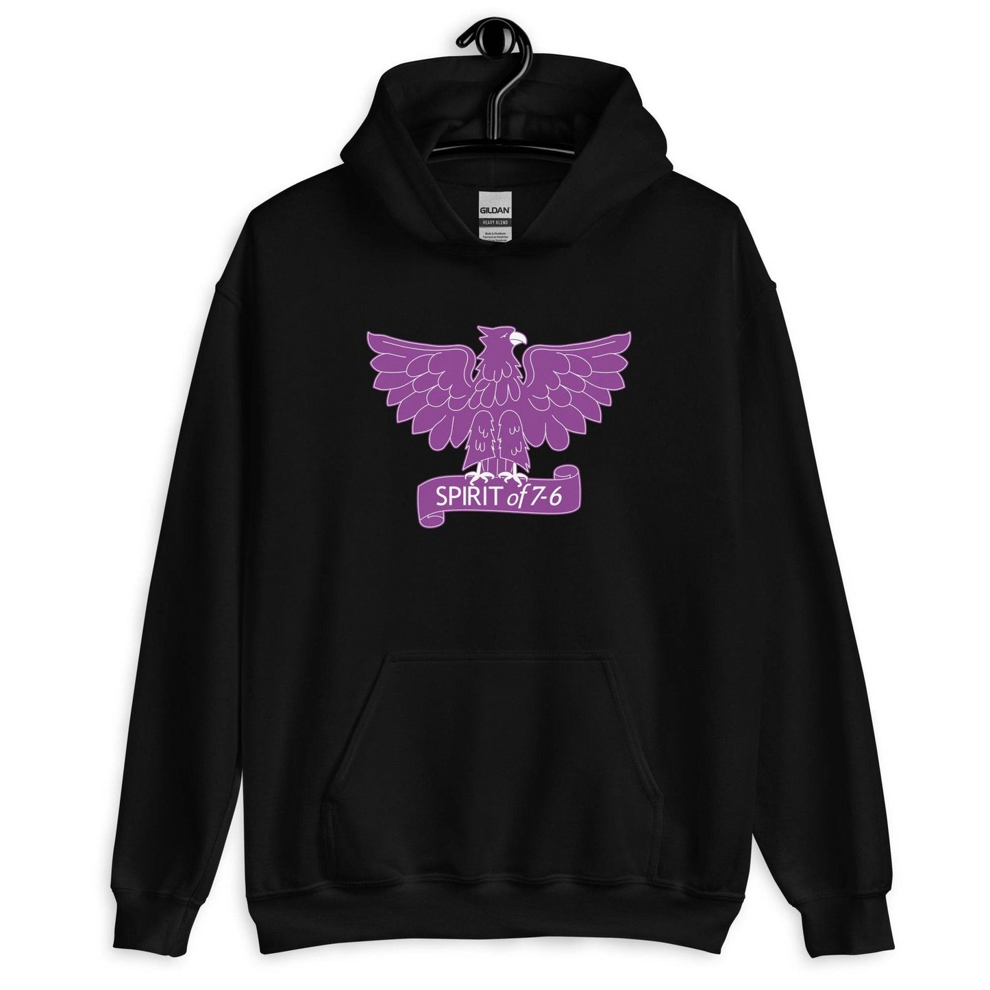 Garfield HS Purple Eagles - Spirit of 7-6  -  Unisex Hoodie - EdgyHaute