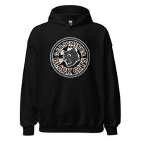 Gerstmeyer HS Black Cats - center court design  -  Unisex Hoodie - EdgyHaute