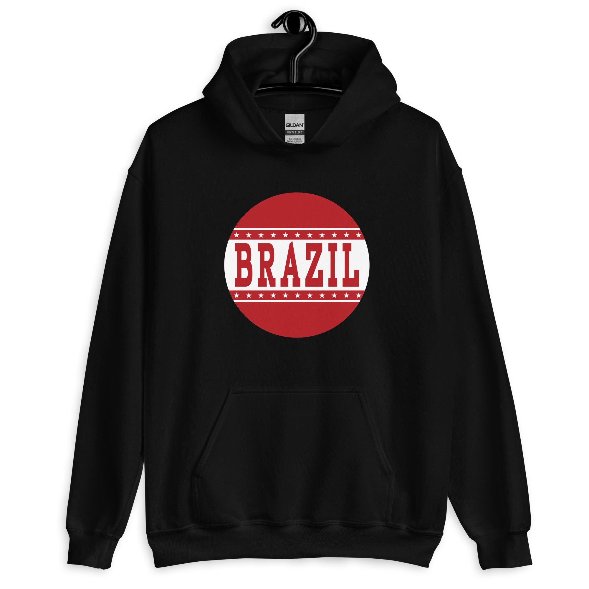 Brazil HS Red Devils - Button design - Unisex Hoodie - EdgyHaute