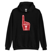 Brazil HS Red Devils - Foam Finger - Unisex Hoodie - EdgyHaute