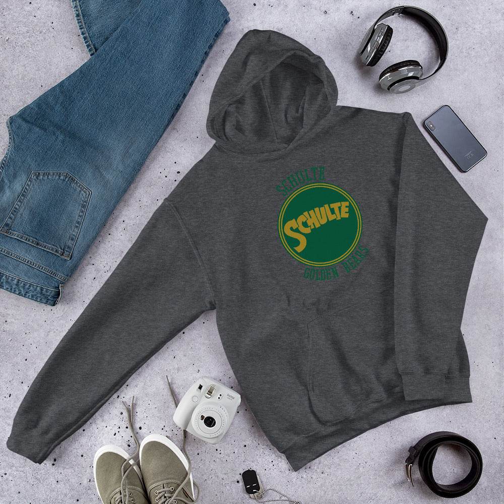 Schulte HS Golden Bears - center court design  -  Unisex Hoodie - EdgyHaute