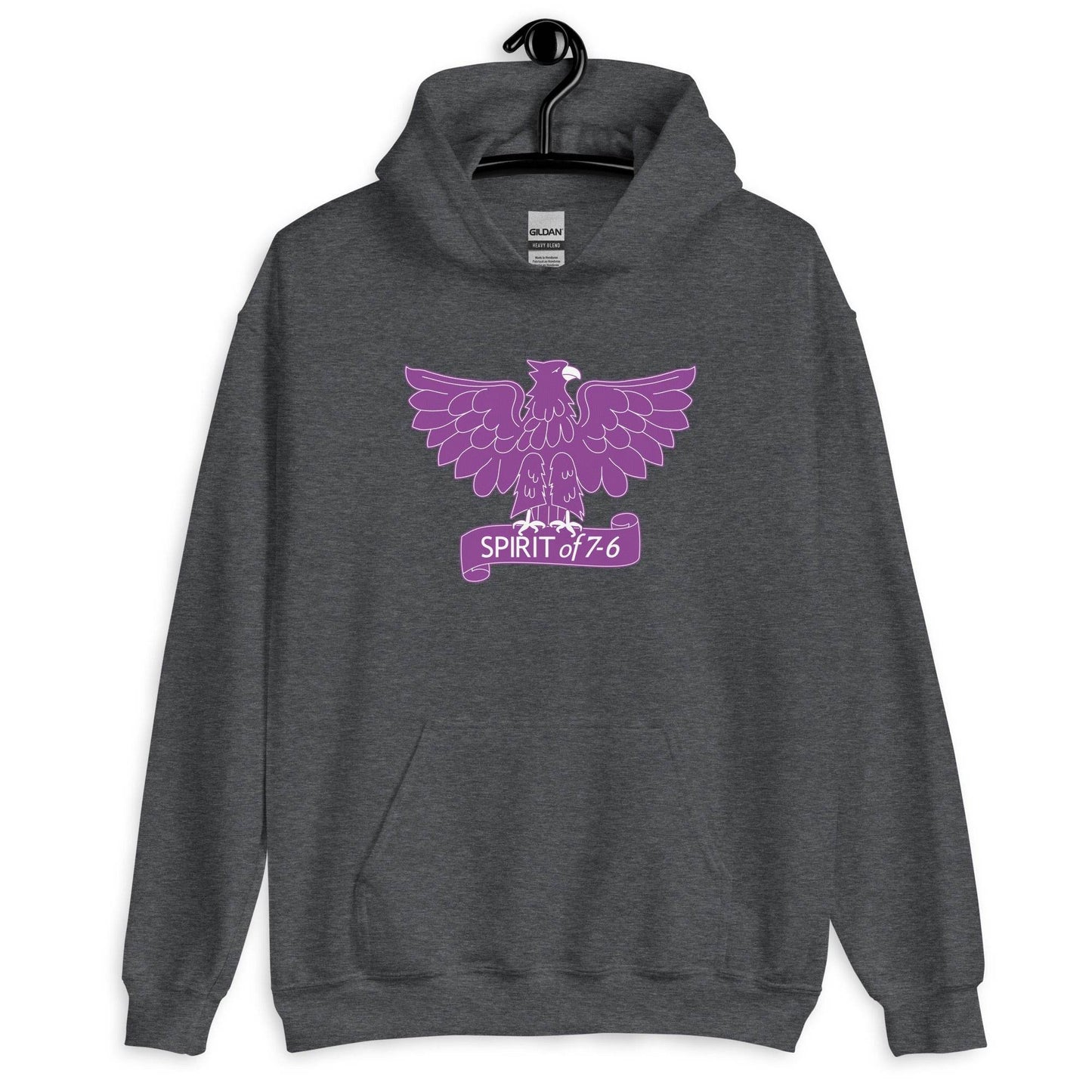 Garfield HS Purple Eagles - Spirit of 7-6  -  Unisex Hoodie - EdgyHaute