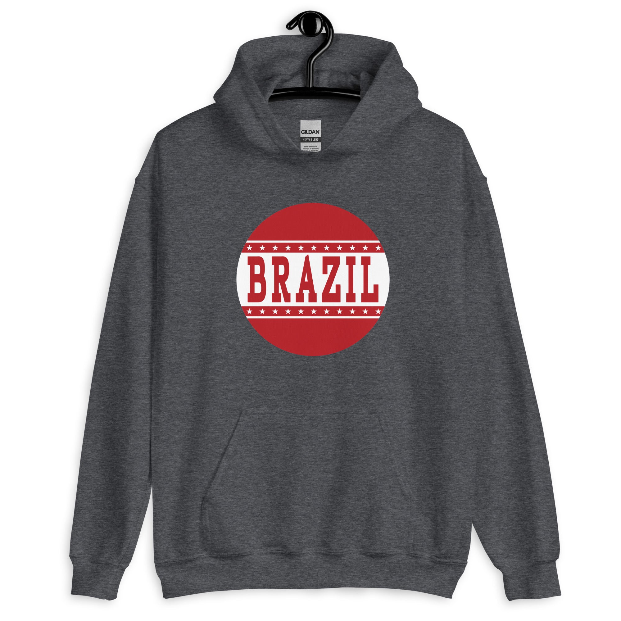 Brazil HS Red Devils - Button design - Unisex Hoodie - EdgyHaute