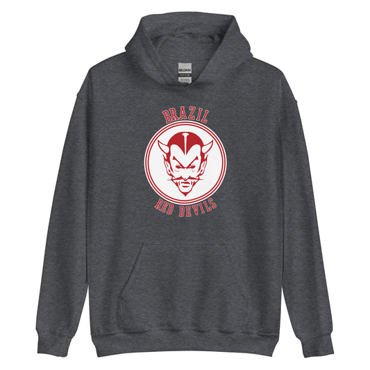 Brazil HS Red Devils - Center court design - Unisex Hoodie - EdgyHaute