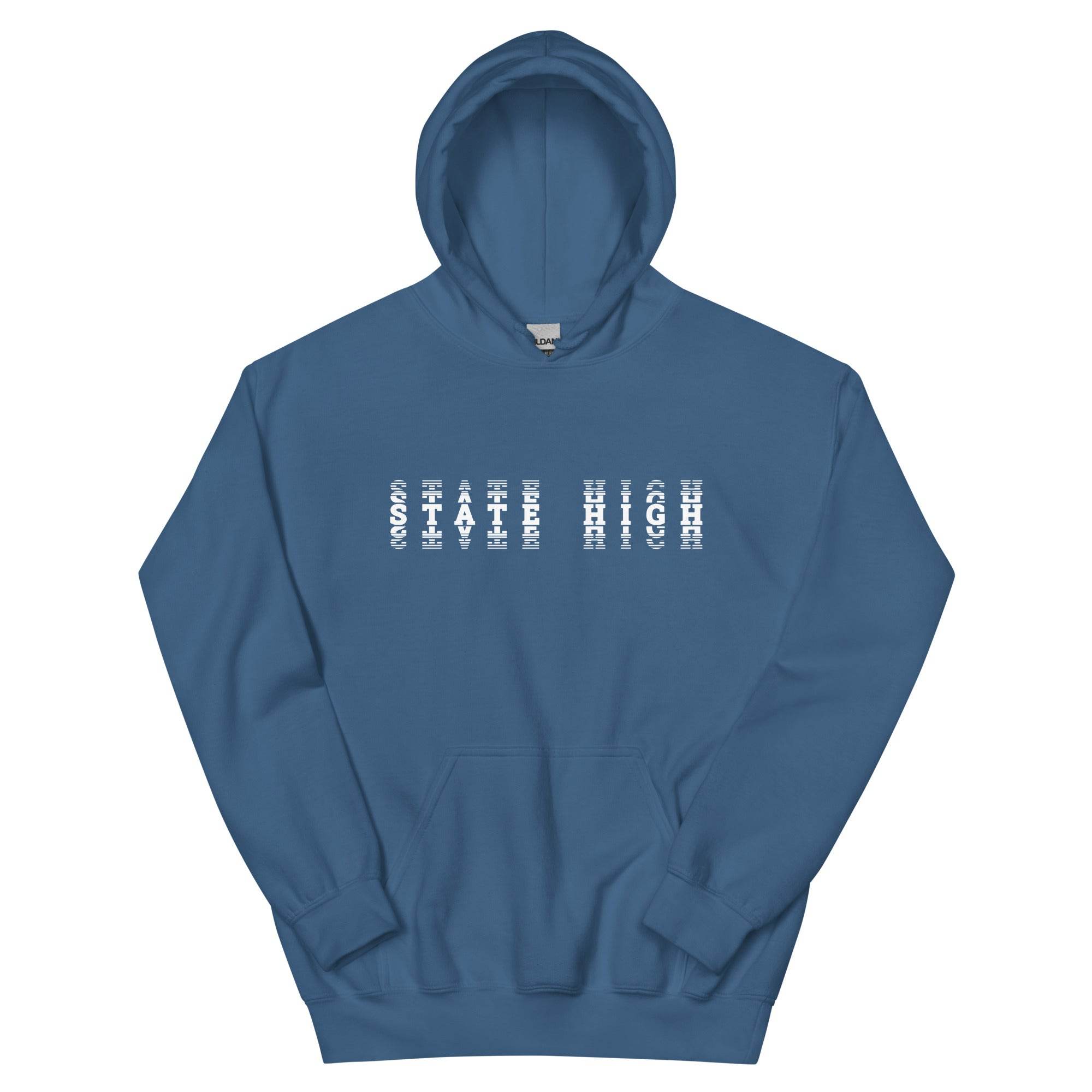 State High Sycamores (ISU Laboratory School) - faded text  -  Unisex Hoodie - EdgyHaute