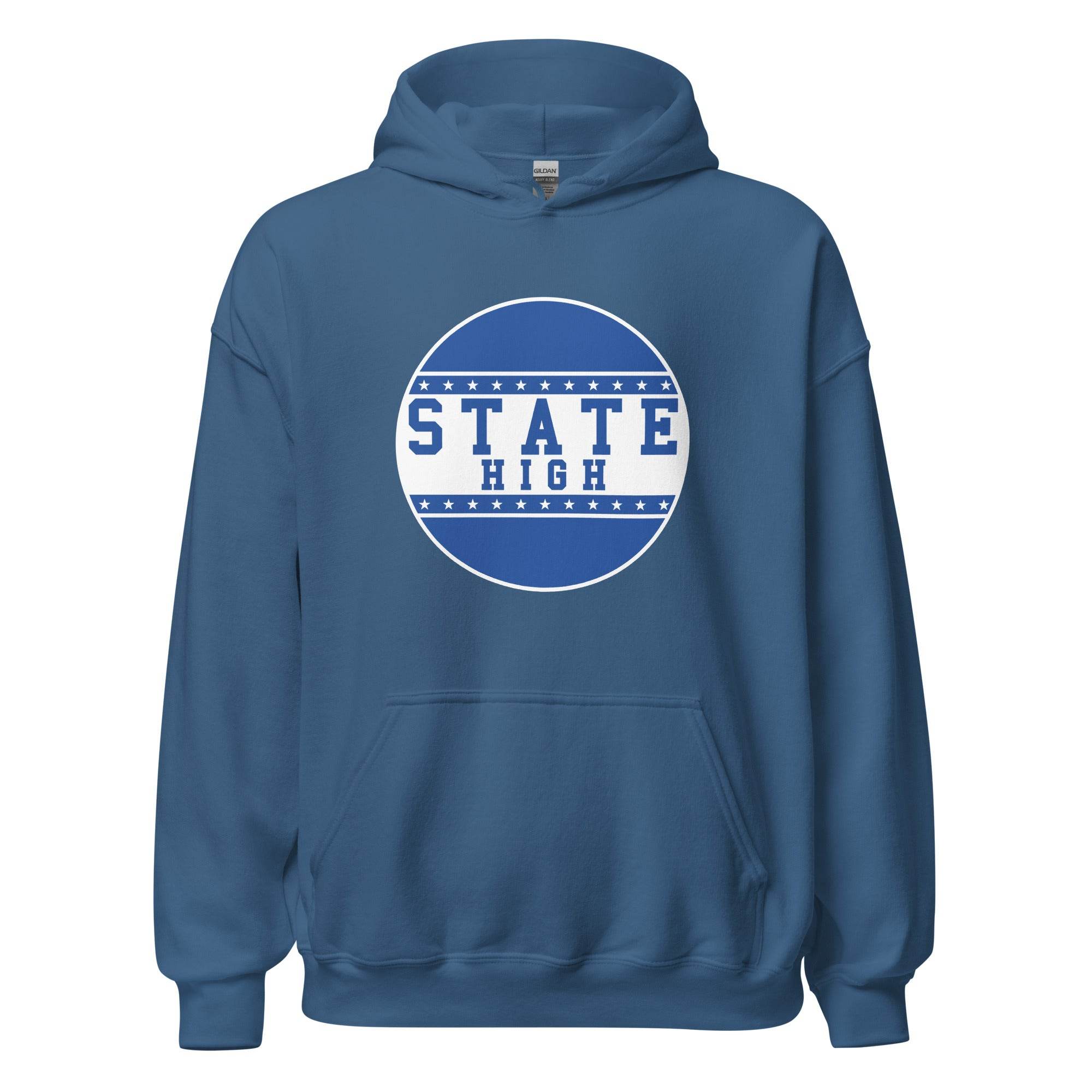 State High Sycamores (ISU Laboratory School) - button design  -  Unisex Hoodie - EdgyHaute