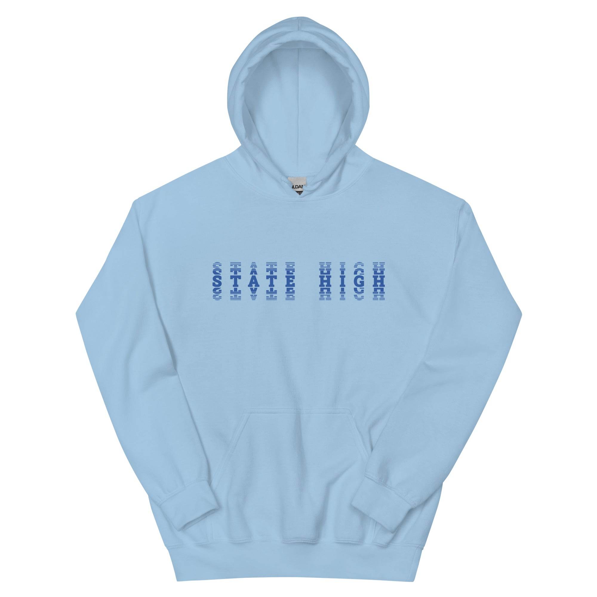 State High Sycamores (ISU Laboratory School) - faded text  -  Unisex Hoodie - EdgyHaute