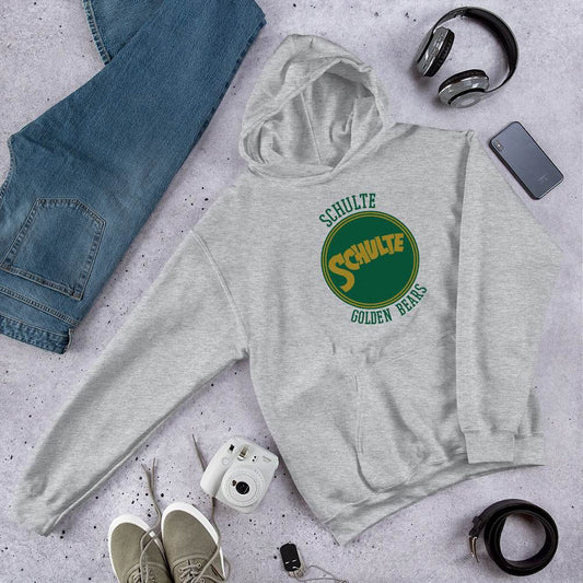 Schulte HS Golden Bears - center court design  -  Unisex Hoodie - EdgyHaute