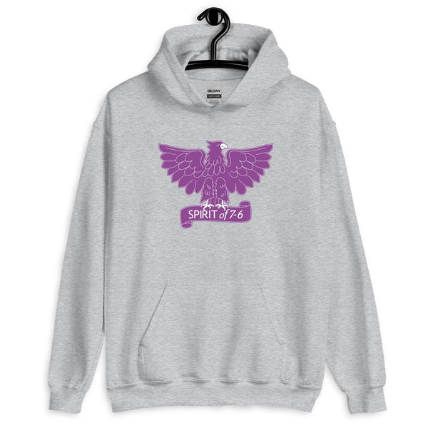 Garfield HS Purple Eagles - Spirit of 7-6  -  Unisex Hoodie - EdgyHaute