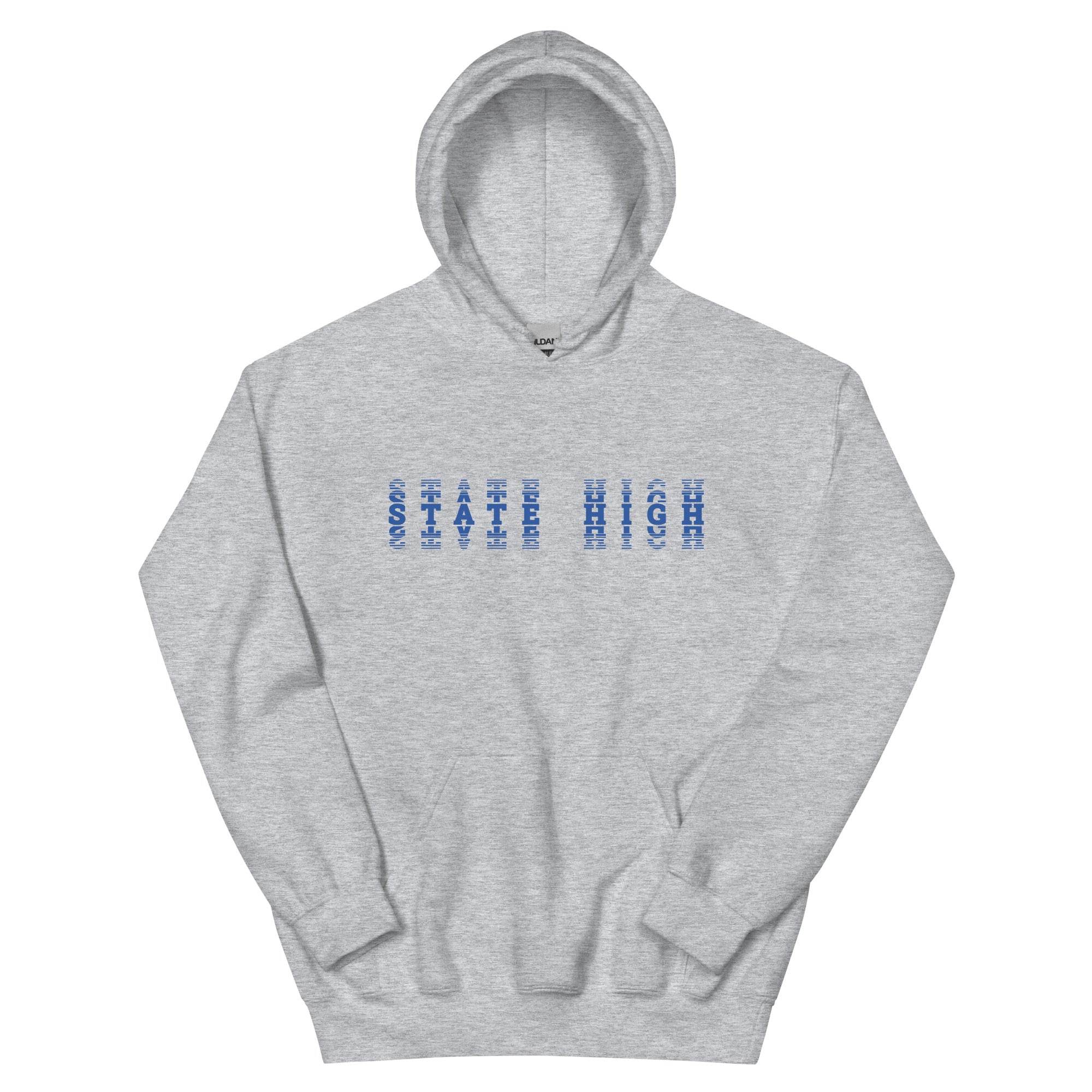 State High Sycamores (ISU Laboratory School) - faded text  -  Unisex Hoodie - EdgyHaute