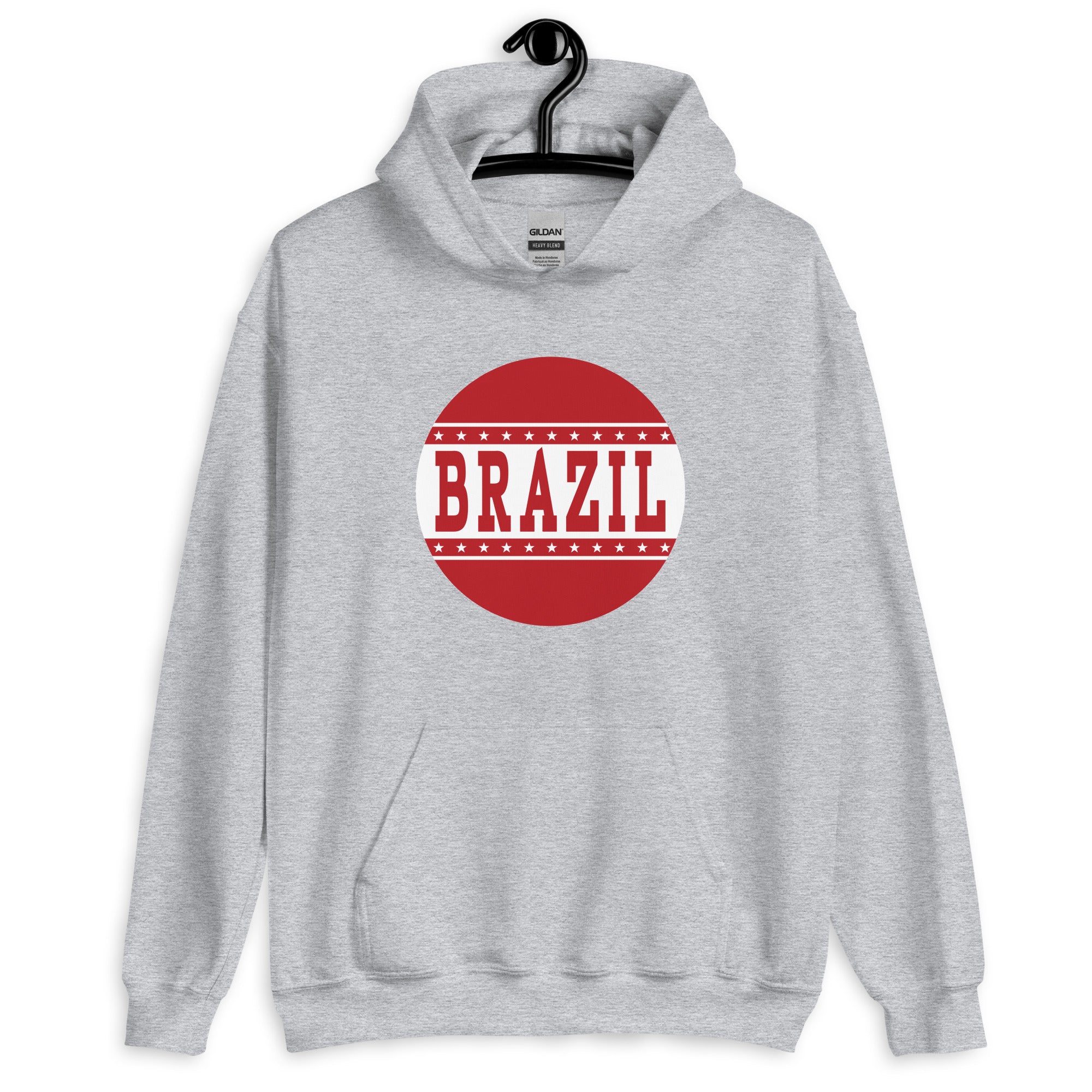 Brazil HS Red Devils - Button design - Unisex Hoodie - EdgyHaute