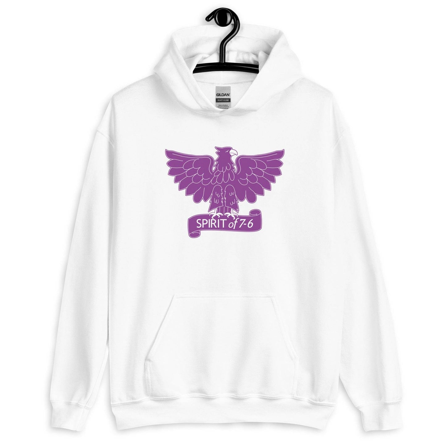 Garfield HS Purple Eagles - Spirit of 7-6  -  Unisex Hoodie - EdgyHaute