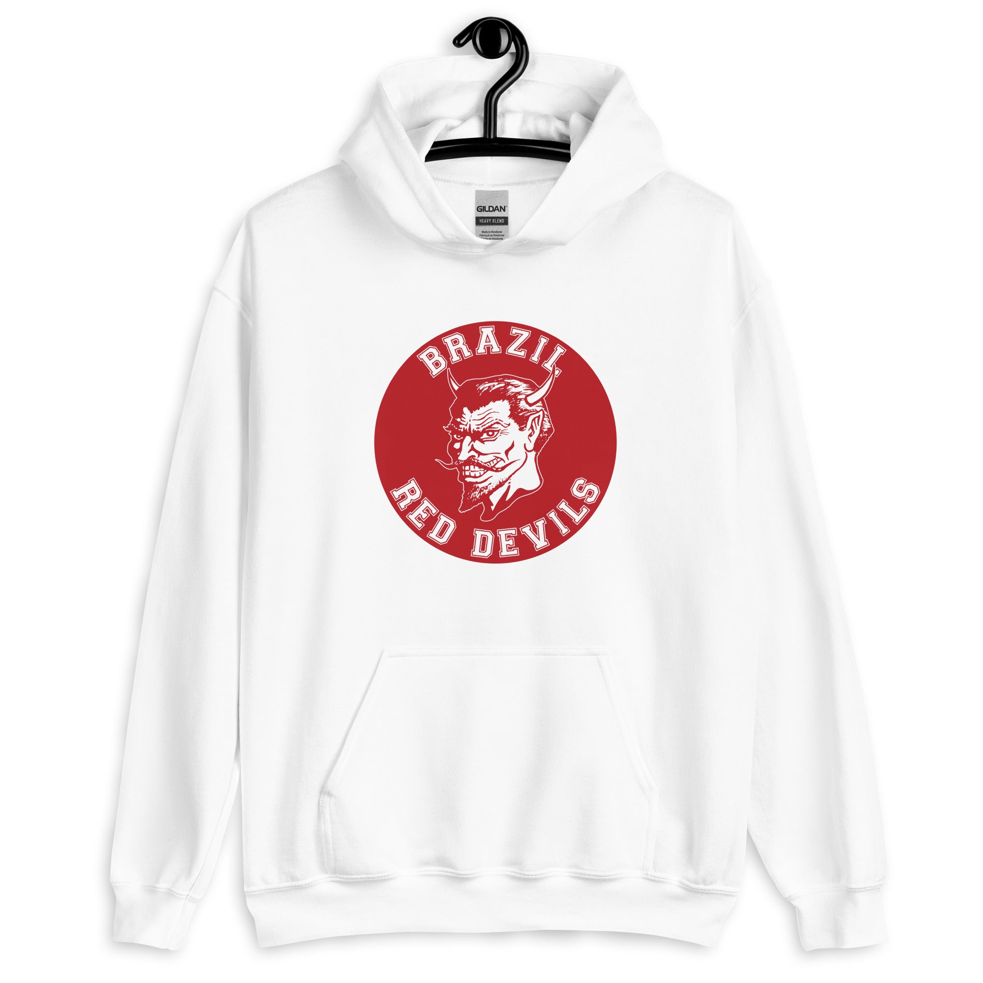 Brazil HS Red Devils - Mascot design - Unisex Hoodie - EdgyHaute