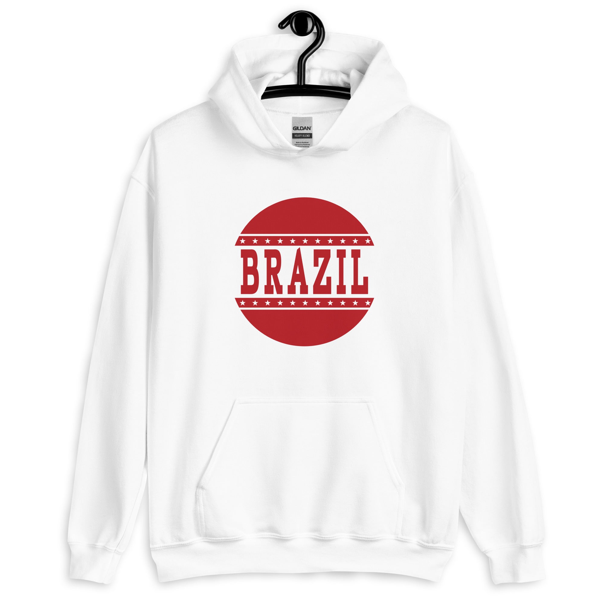Brazil HS Red Devils - Button design - Unisex Hoodie - EdgyHaute