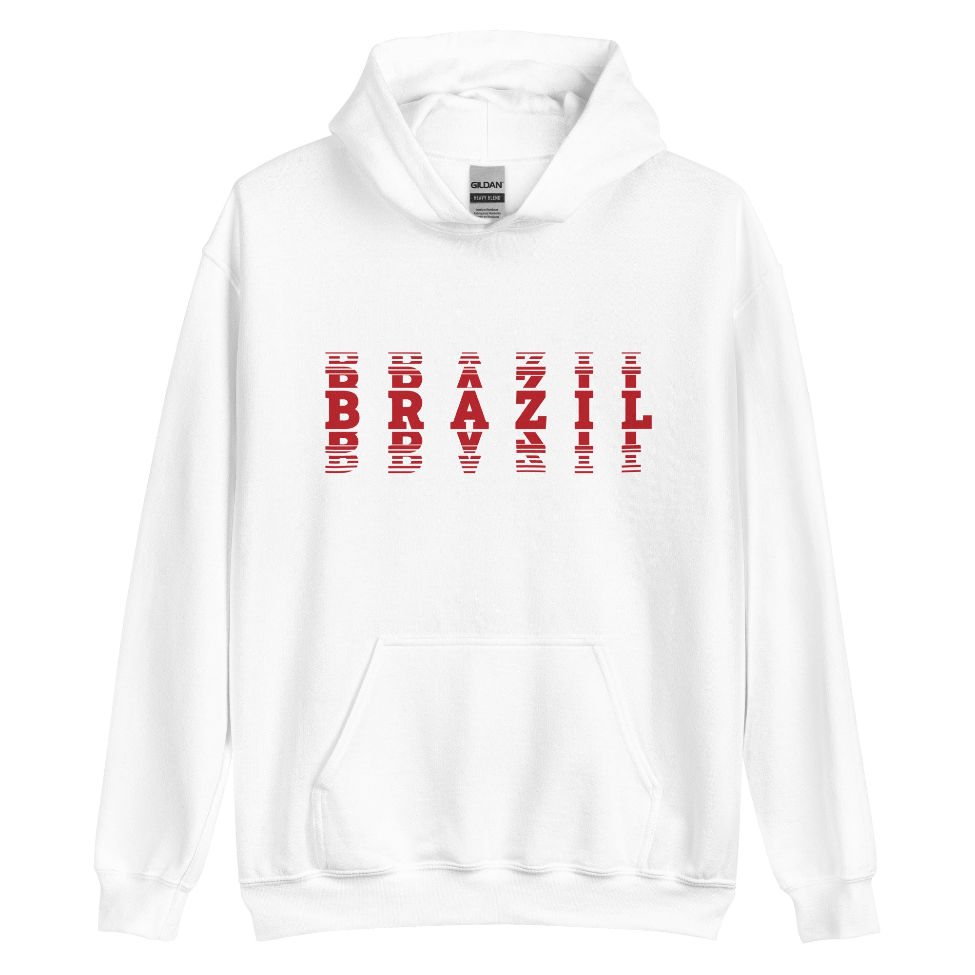 Brazil HS Red Devils - Faded text - Unisex Hoodie - EdgyHaute