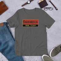 Barbarossa Beer (sign 2) - Terre Haute Indiana  -  Short-Sleeve Unisex T-Shirt - EdgyHaute