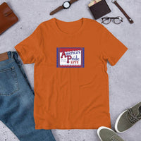 America's Pride Lager (label) - Terre Haute Indiana  -  Short-Sleeve Unisex T-Shirt - EdgyHaute