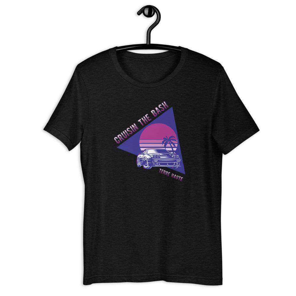 Cruisin' The 'Bash - 80s-90s Vibe - Terre Haute Indiana  -  Short-Sleeve Unisex T-Shirt - EdgyHaute