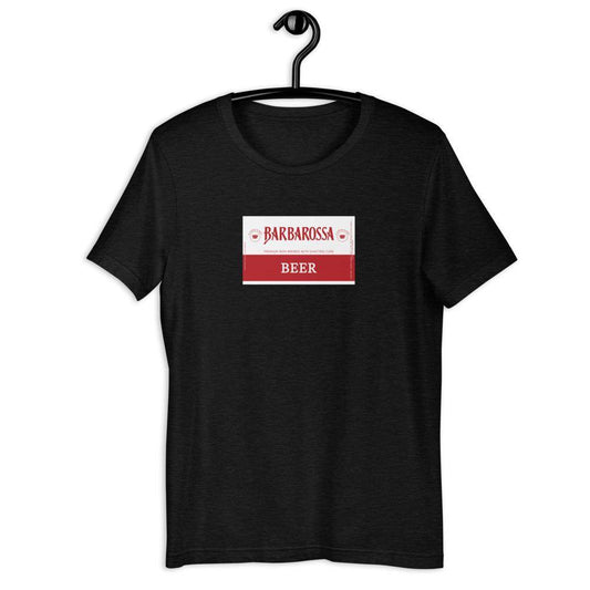 Barbarossa Beer (label) - Terre Haute Indiana  -  Short-Sleeve Unisex T-Shirt - EdgyHaute