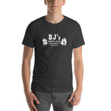 BJ’s Lounge t-shirt color gray Terre Haute Indiana