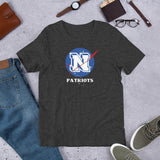 Terre Haute North HS Patriots - NASA inspired logo  -  Short-Sleeve Unisex T-Shirt - EdgyHaute