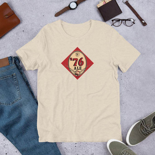 76 Ale (sign) - Terre Haute Indiana  -  Short-Sleeve Unisex T-Shirt - EdgyHaute