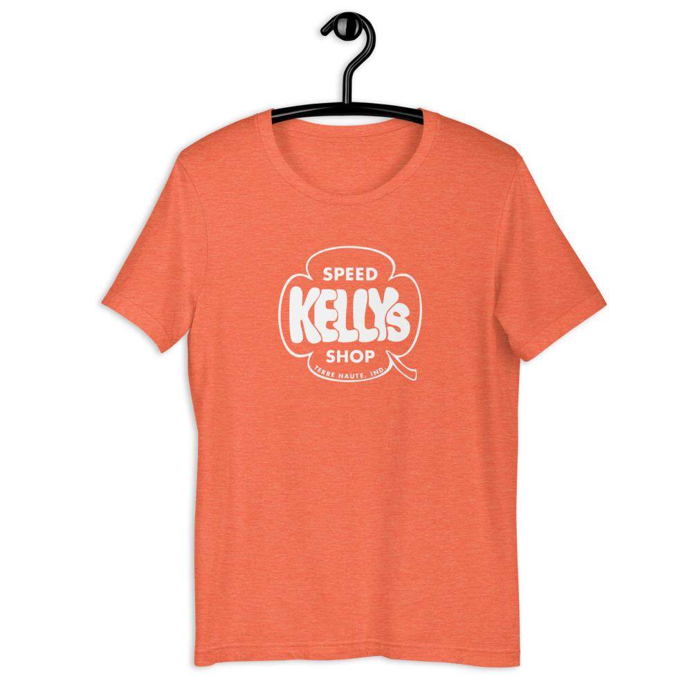 Kelly's Speed Shop (white) - Terre Haute Indiana  -  Short-Sleeve Unisex T-Shirt - EdgyHaute