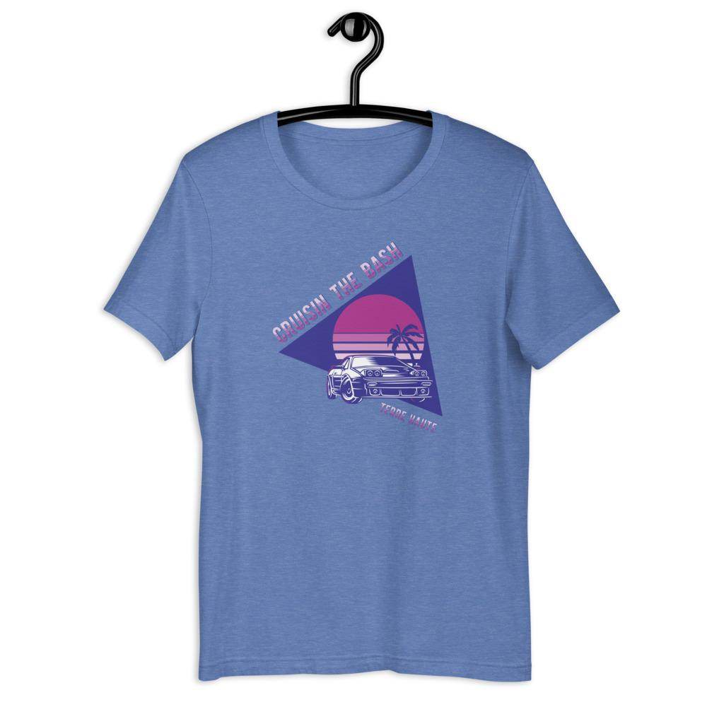 Cruisin' The 'Bash - 80s-90s Vibe - Terre Haute Indiana  -  Short-Sleeve Unisex T-Shirt - EdgyHaute