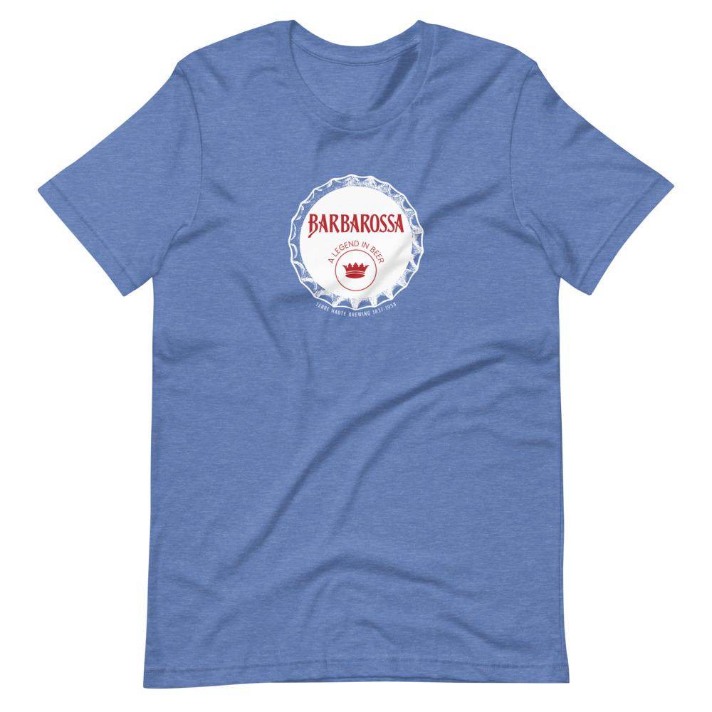 Barbarossa Beer (cap) - Terre Haute Indiana  -  Short-Sleeve Unisex T-Shirt - EdgyHaute