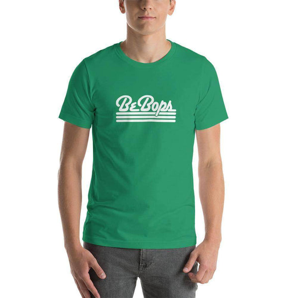 BeBops nightclub t-shirt color green Terre Haute Indiana