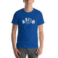 BJ’s Lounge t-shirt color blue Terre Haute Indiana