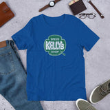 Kelly's Speed Shop (distressed) - Terre Haute Indiana  -  Short-Sleeve Unisex T-Shirt - EdgyHaute