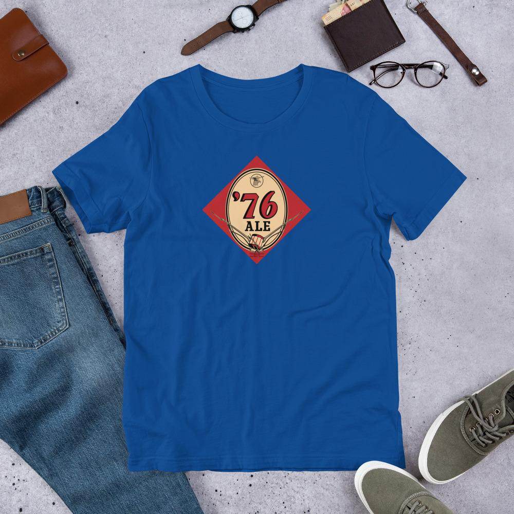 76 Ale (sign) - Terre Haute Indiana  -  Short-Sleeve Unisex T-Shirt - EdgyHaute