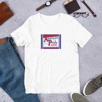 America's Pride Lager (label) - Terre Haute Indiana  -  Short-Sleeve Unisex T-Shirt - EdgyHaute